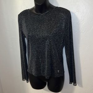 Victoria’s Secret sheer sparkle long sleeve top